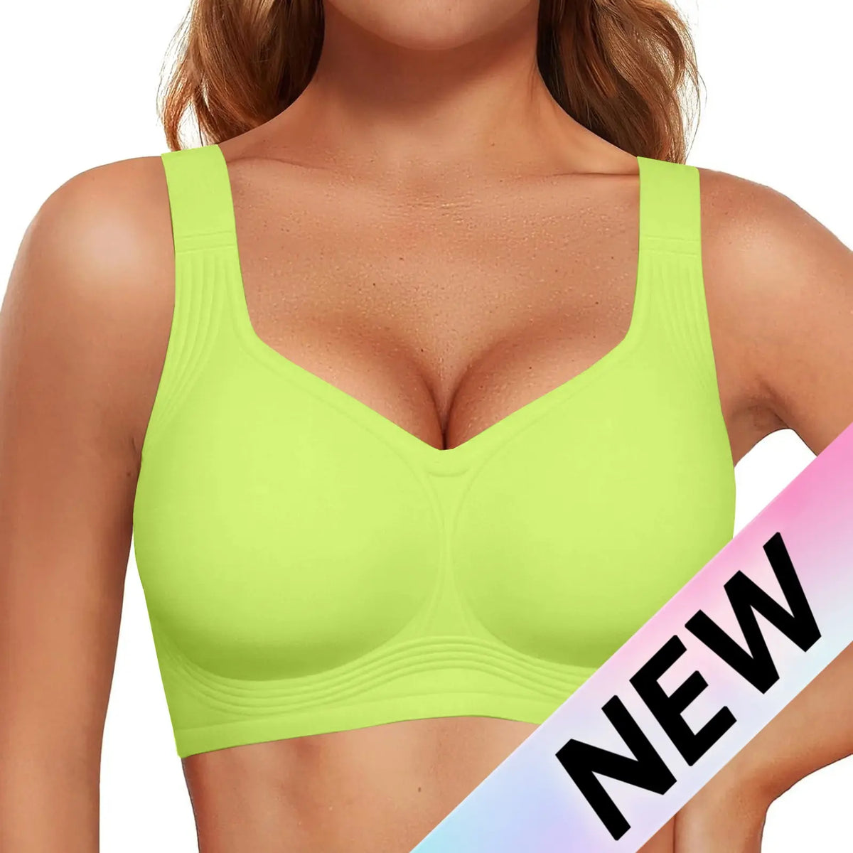 OEAK Jelly Bras Women Seamless Lift Bra Wireless Push up No Underwire Full Coverage plus Bras Comfort Supportive Sports T-Shirt Bra