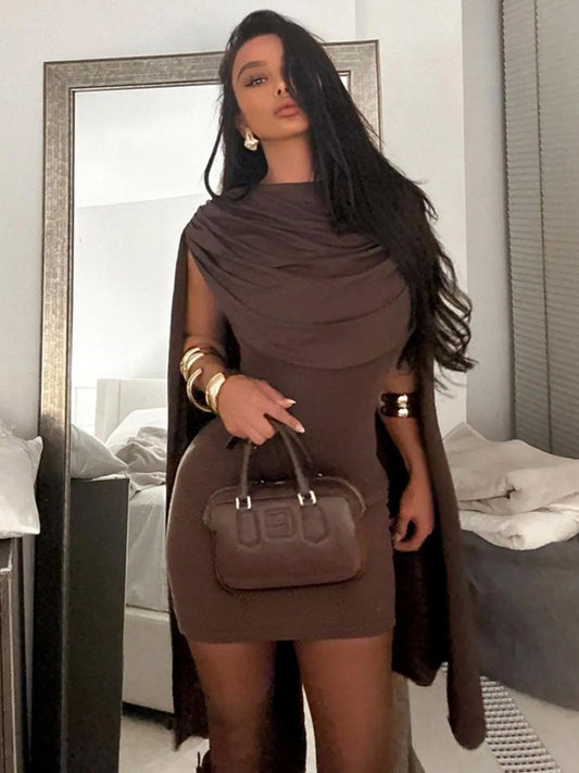 Women'S Plain Dress, Elegant Sleeveless Short Dress for Party Club Dating Formal Wear, Ladies Clothes