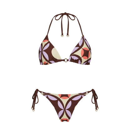 Sunburner Hardware Triangle Bikini Top Vintage Geo